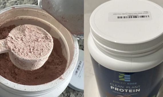 protein powder backage